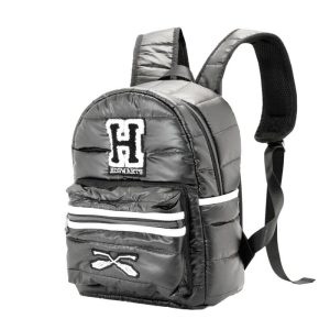 MOCHILA FASHION PADDING HARRY POTTER H ACOLCHADA NEGRA