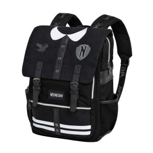 MOCHILA OXFORD CON SOLAPA MIERCOLES VARSITY