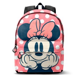 MOCHILA CON BOLSILLO FRONTAL MINNIE MOUSE LUNARES