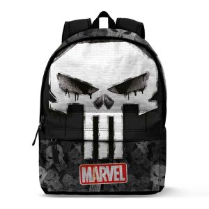 MOCHILA DOS CREMALLERAS PUNISHER SKULL