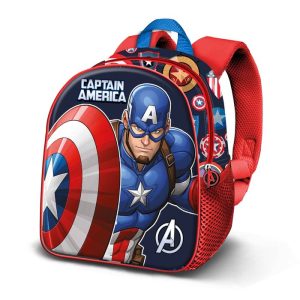 MOCHILA DE GUARDERIA 3D ELITE CAPITAN AMERICA PATRIOT