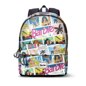 MOCHILA CON BOLSILLO FRONTAL BARBIE COMIC