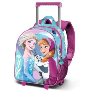 MOCHILA 3D CON RUEDAS PEQUE?A FROZEN 2 FAMILY