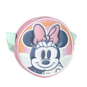 BOLSO BANDOLERA REDONDO MINNIE PASTEL
