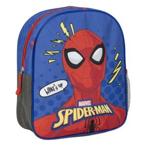 MOCHILA GUARDERIA 29X25CM SPIDERMAN CON REJILLA