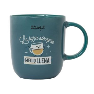 TAZA - LA TAZA SIEMPRE MEDIO LLENA