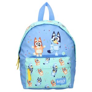 MOCHILA INFANTIL BLUEY CON BOLSILLO FRONTAL