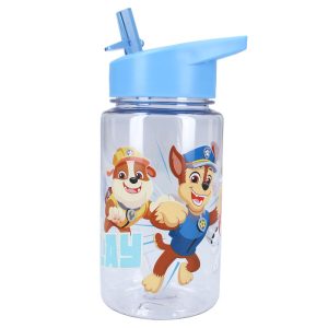 BOTELLA PP CON PAJITA 450ML PAW PATROL DRINK UP