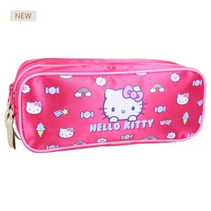 ESTUCHE 2 CREMALLERAS HELLO KITTY FOLLOW THE RAINBOW