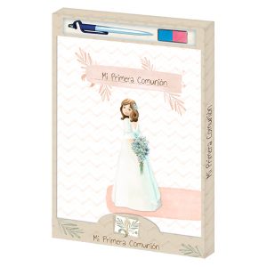 LIBRO COMUNION NI?A + BOLIGRAFO + TAMPON