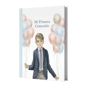 LIBRO COMUNION NI?O GLOBOS