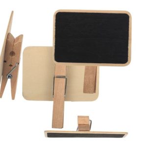 PINZAS DE PIZARRA GRANDE 4 PIEZAS TAMA?O 5 X 6,5 CM