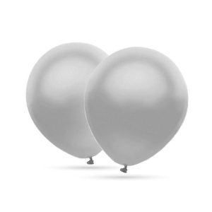 BOLSA SOLAPA 20 GLOBOS 35 CM DECOHELIUM PLATA