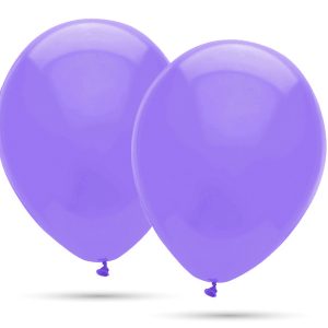 GLOBOS 35 CM ? BOLSA-SOLAPA 20 UNIDADES DECOHELIUM LILA BEB