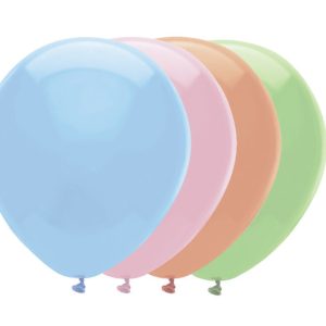 GLOBOS 35 CM ? BOLSA-SOLAPA 20 UNIDADES DECOHELIUM PASTEL S