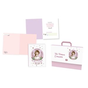 SET MALETIN Y LIBRO FOTOS Y FIRMA NI?A PRIMERA COMUNION