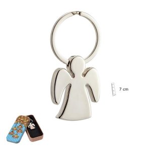 LLAVERO ANGEL LISO EN LATA