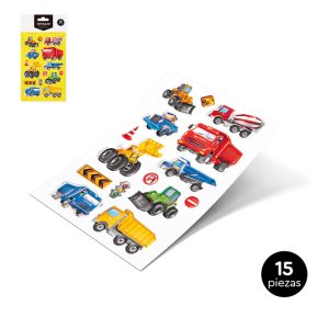 PEGATINAS ADHESIVAS CONSTRUCTION 15 UDS