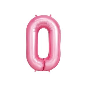 GLOBO POLIAMIDA N?0 100CM ROSA PASTEL APTO HELIO 1 UD