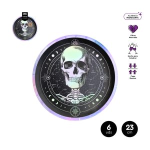 PLATO LLANO ESOTERICO 23CM CARTON 6 UDS