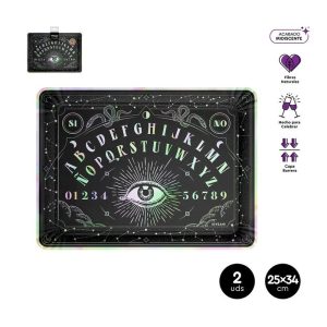 BANDEJA RECTANGULAR OUIJA 25X34CM CARTON 2U