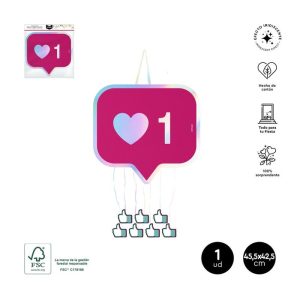 PI?ATA PARTY MUSIC METALIZADO 45,5 X 42,5 CM CARTON