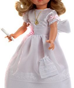 MU?ECA COMUNION 40CM FANY 4607V HABLADORA CON VELA ROSA