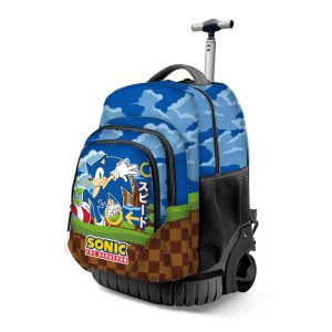 MOCHILA TROLLEY GTS FAN SONIC GREENHILL