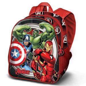 MOCHILA INFANTIL 30CM 3D LOS VENGADORES ALMIGHTY