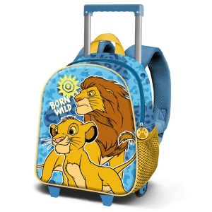 MOCHILA 3D CON RUEDAS PEQUE?A EL REY LEON WILD