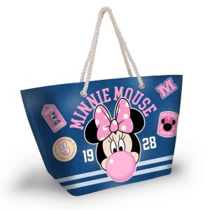BOLSO DE PLAYA SOLEIL MINNIE MOUSE VARSITY