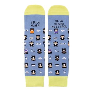 CALCETINES SER LA GUAPA DE OFICINA NO ES FACIL TALLA 36-41