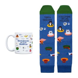 KIT TAZA + CALCETINES TIERRA TRAGAME TALLA 36-41