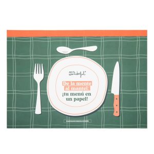 PLANIFICADOR SEMANAL MENUS DE LA MENTE AL MANTEL