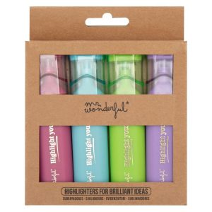 SET DE 4 SUBRAYADORES - HIGHLIGHT YOURSELF