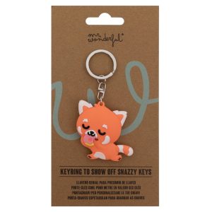 LLAVERO - PANDA ROJO WONDO