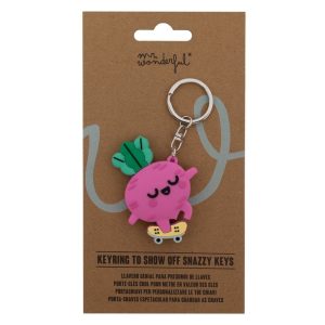 LLAVERO - REMOLACHA EN MONOPATIN