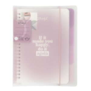 LIBRETA A5 TRANSP - IF IT MADE YOU HAPPY, DO IT AGAIN