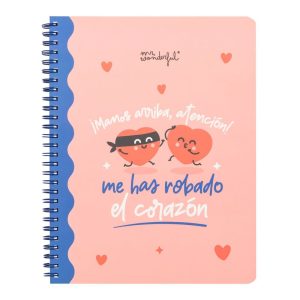 LIBRETA A5 ?MANOS ARRIBA, ATENCION! ME HAS ROBADO EL CORAZO