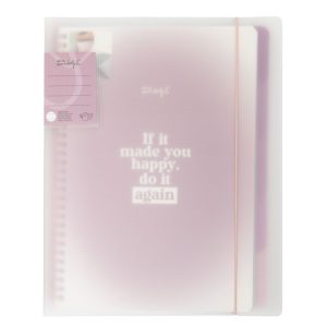 LIBRETA A4 TRANSPARENTE IF IT MADE YOU HAPPY DO IT AGAIN