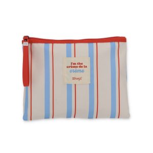 NECESER WATERPROOF RAYAS AZULES, ROJAS Y BEIGE