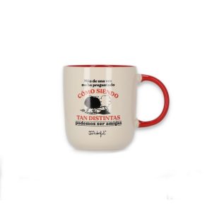 TAZA MAFALDA - SIENDO TAN DISTINTAS PODEMOS SER TAN AMIGAS