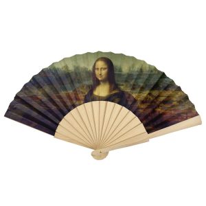 ABANICO ESTAMPADO MONA LISA
