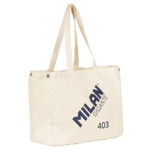 BOLSO GRANDE COLECCION MILAN GIGANTE 403 SINCE 1918 BEIGE