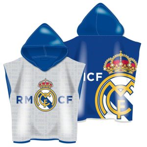 PONCHO MICROFIBRA 50X100 REAL MADRID