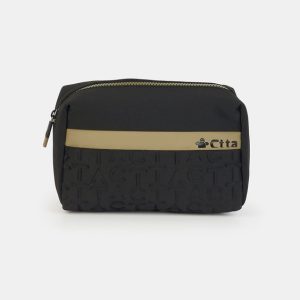 MONEDERO NECESER SIMPLE SERIE SAAMI NEGRO