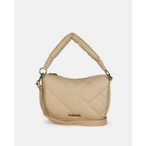 BOLSO BANDOLERA CON ASA CAMEL SERIE MANHATTAN