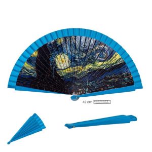 ABANICO NOCHE ESTRELLADA
