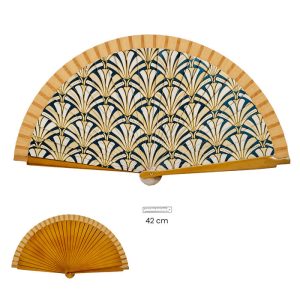 ABANICO ART DECO PALMERAS