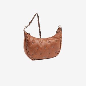 BOLSO DE HOMBRO CUERO TACHUELAS SERIE RIVETS
